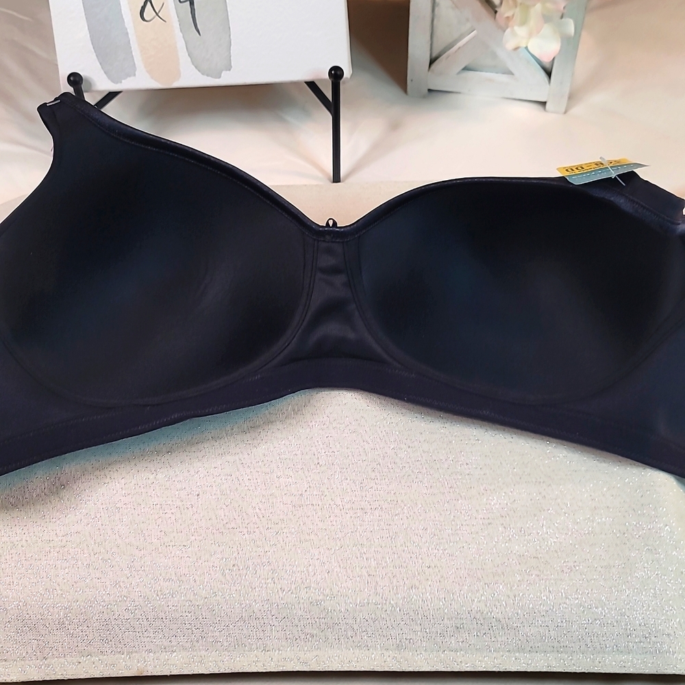 Wireless Black Bra 38D Elegant Bra Office wear - Picture 11 of 13